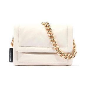 Marc Jacobs Pillow Leather Shoulder Bag - Marshmallow