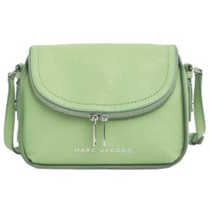 Marc Jacobs Women's Groove Mini Leather Messenger Crossbody Bag Mint Green
